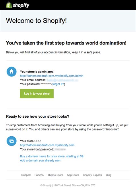 Welcome to Shopify.